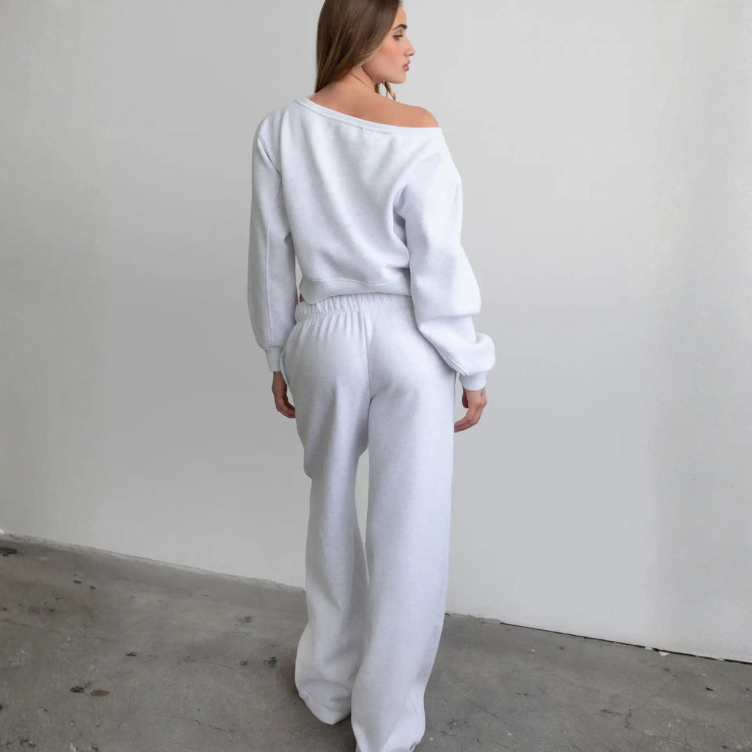 The Off Duty Sweatpant: Heather Grey