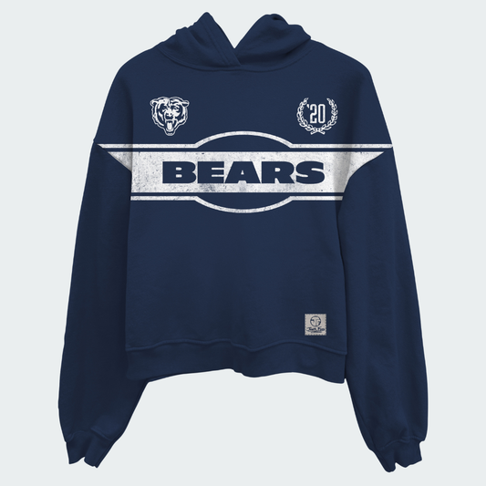Bears Oversized Cropped Hoodie