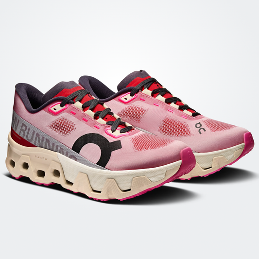 On Running Cloudmonster Hyper Red Cream Women's