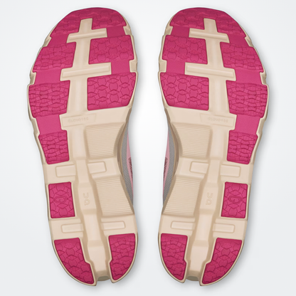 On Running Cloudmonster Hyper Red Cream Women's