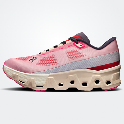 On Running Cloudmonster Hyper Red Cream Women's