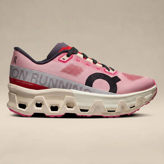 On Running Cloudmonster Hyper Red Cream Women's
