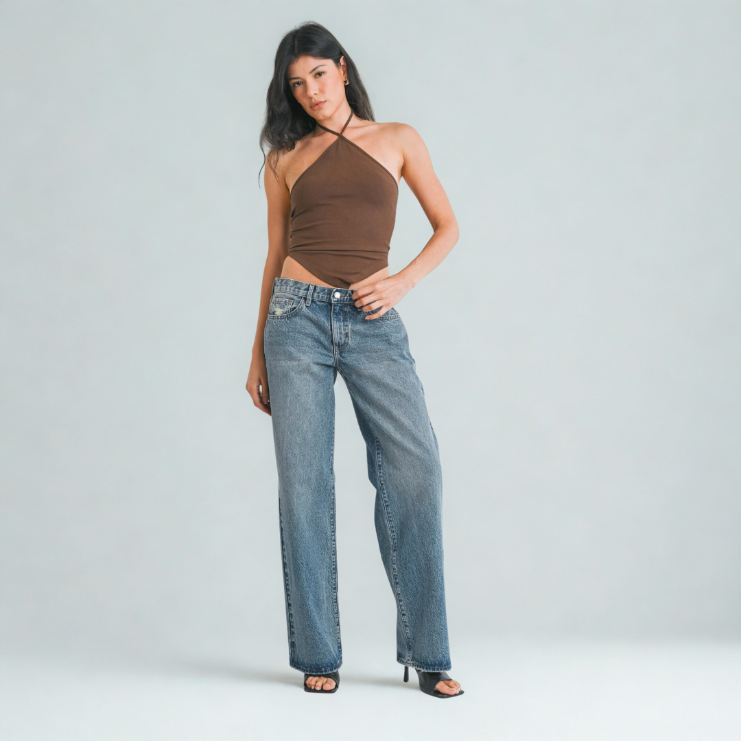Emilia Baggy Low Rise Jean