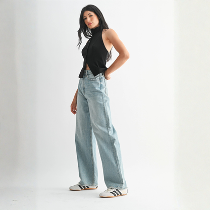 Mia High Waisted Boyfriend Jean