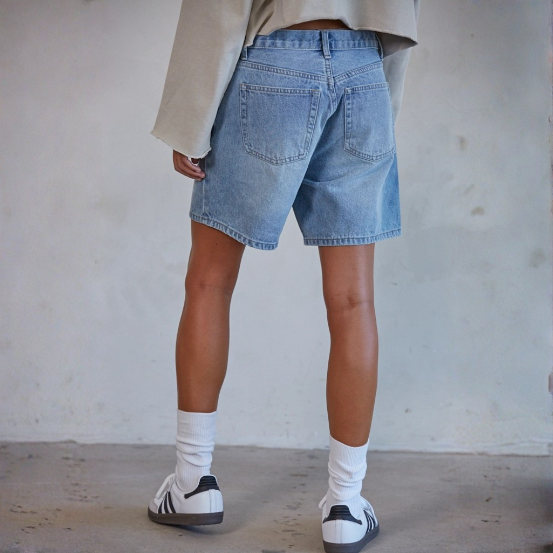 The Sofia Baggy Denim Short