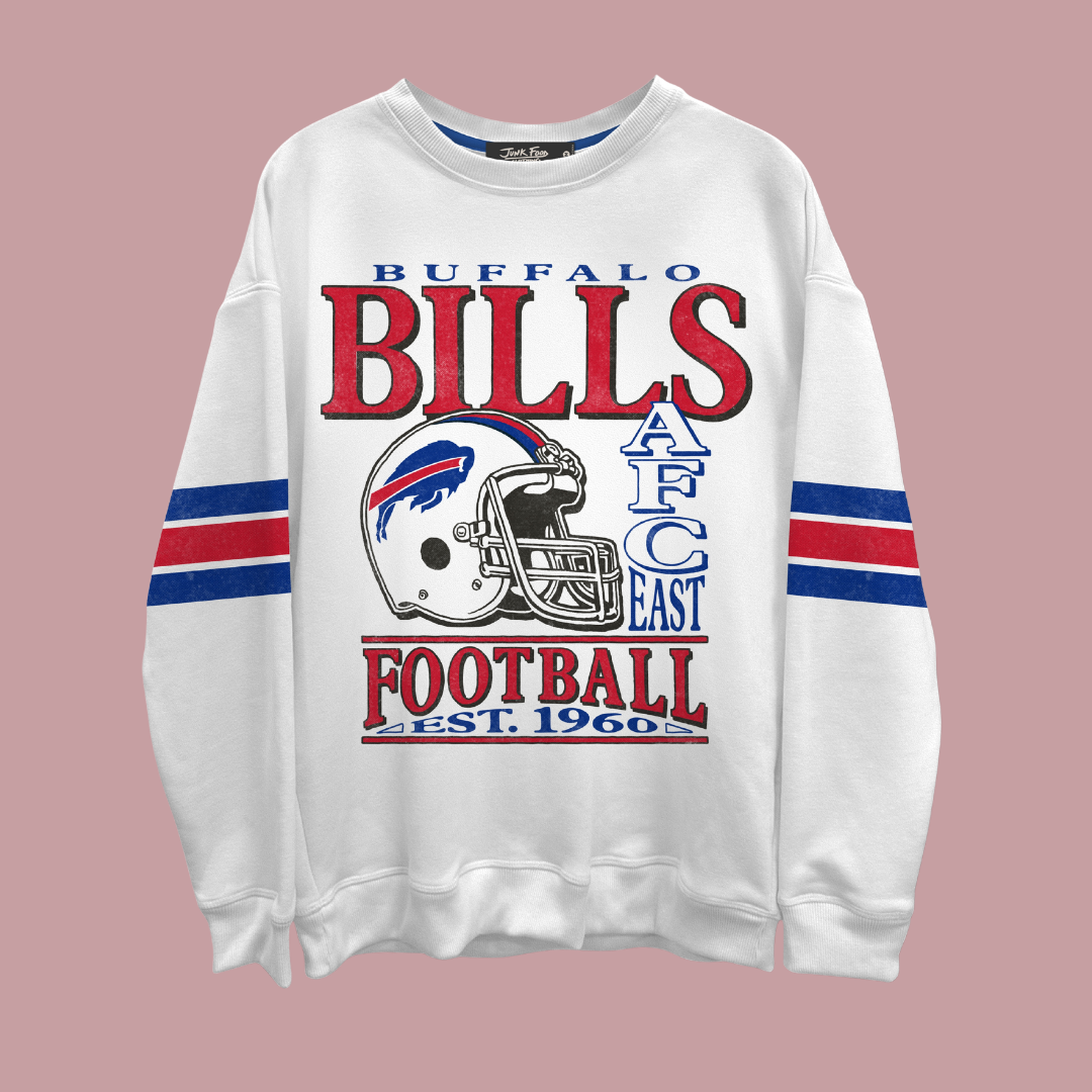Bills Oversize Striped Fleece