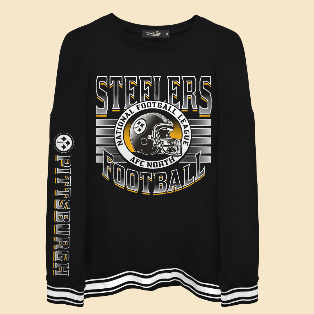 Steelers Striped Crew