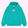 Happy Camp3r - Puff Core Hoodie: Teal Candy