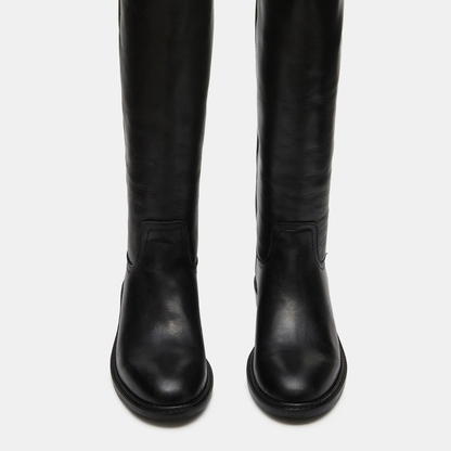 Marna Black Leather Boots