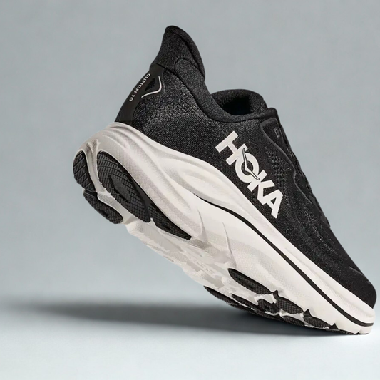 Hoka One One Clifton 10 Black White Women's