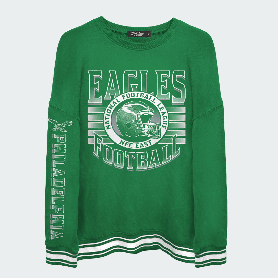 Eagles Striped Crew