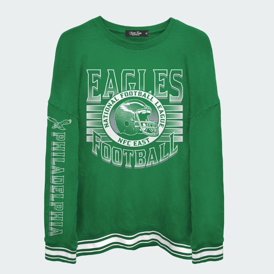 Eagles Striped Crew