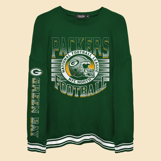 Packers Striped Crew