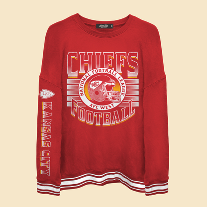 Chiefs Striped Crew