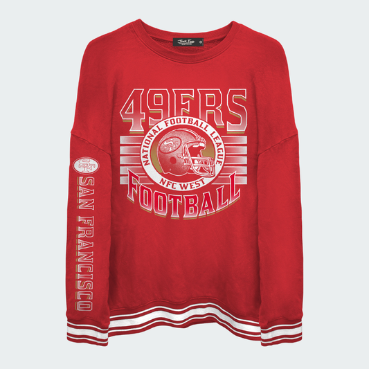49ers Striped Crew
