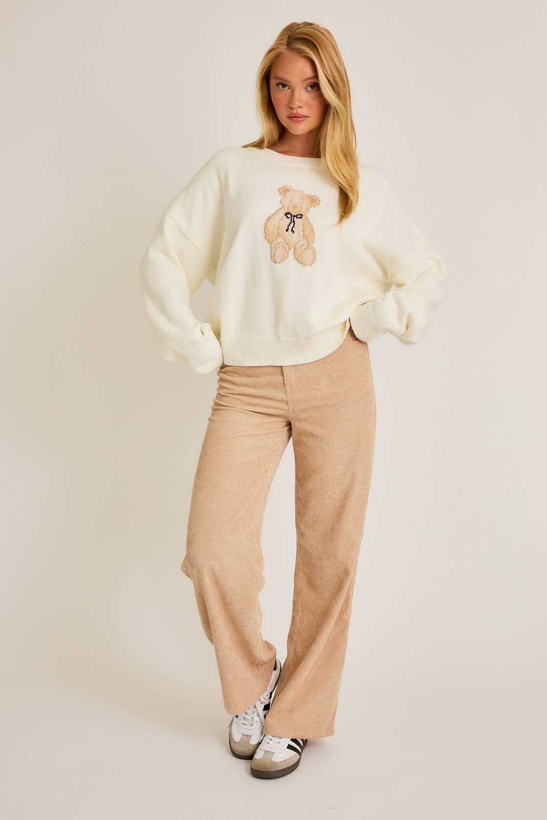 Teddy Sweater: Ivory