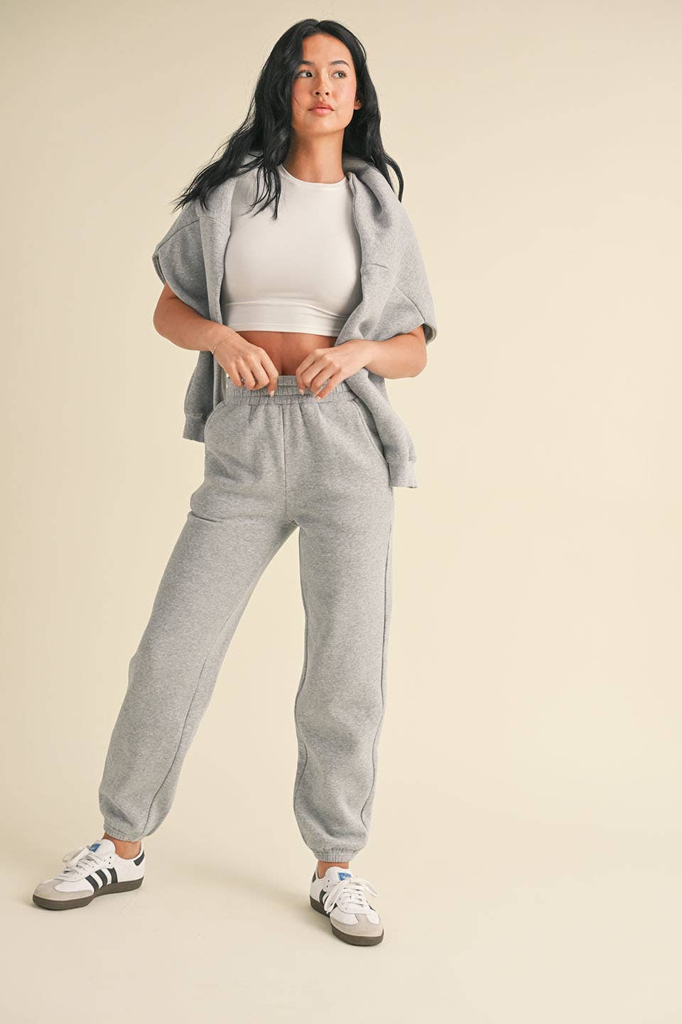 Laura Cozy Fleece Joggers