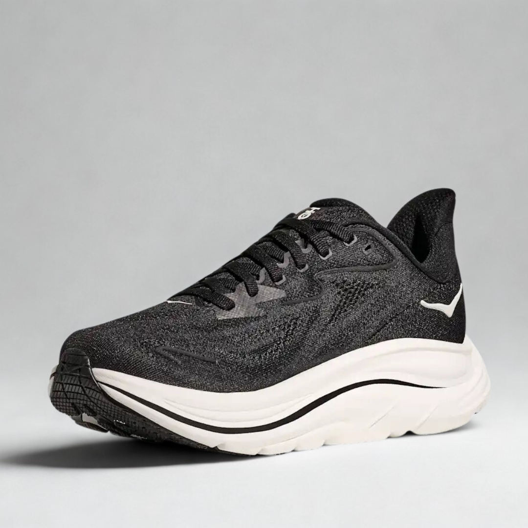 Hoka One One Clifton 10 Black White Women's