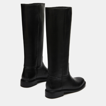 Marna Black Leather Boots