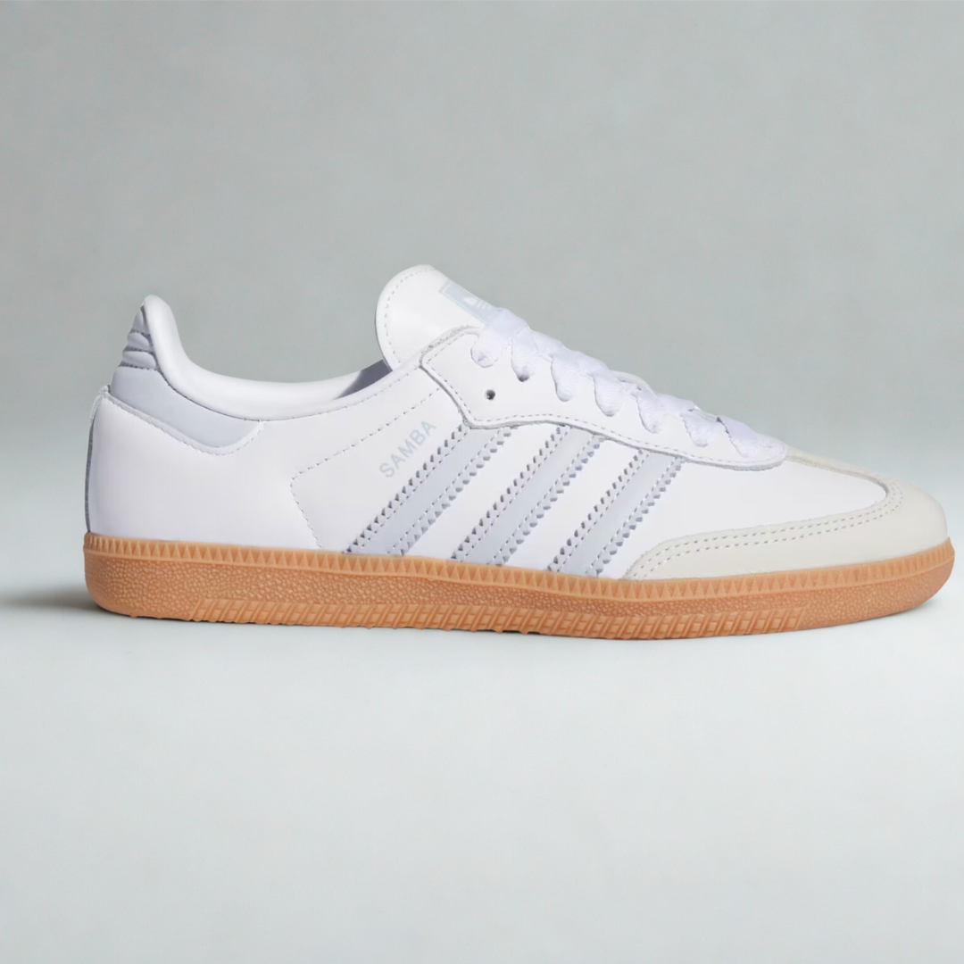 adidas Samba OG White Halo Blue Gum Women's