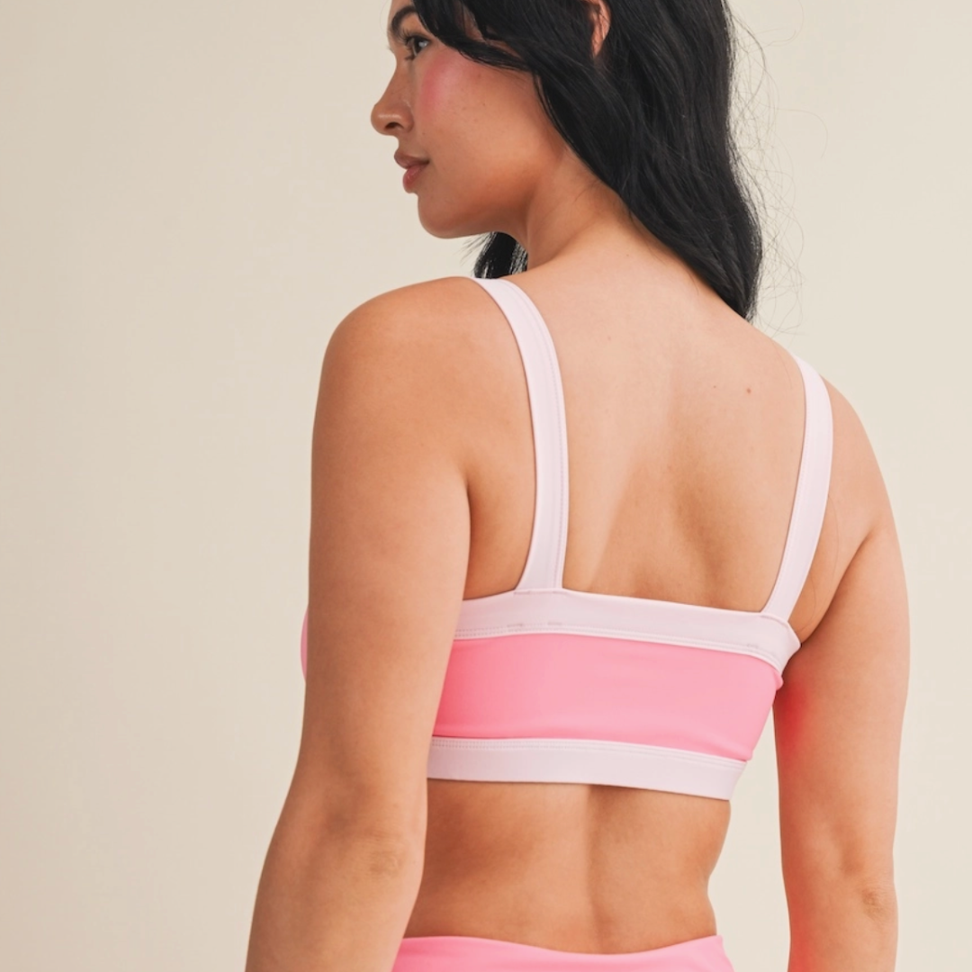 Fabiana Sports Bra: Cotton Candy