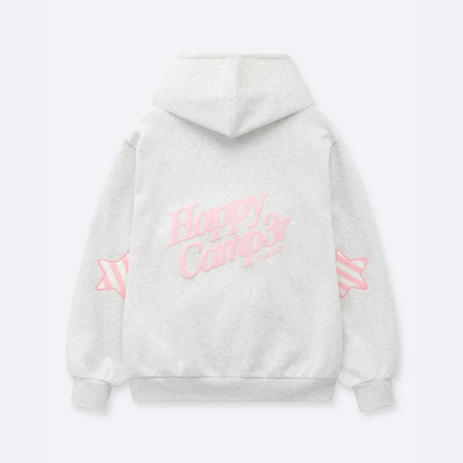 Happy Camp3r - Cotton Candy Stripes Zip Hoodie