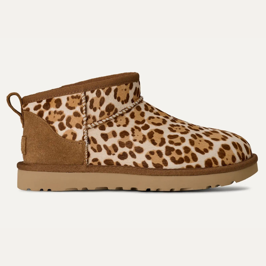 UGG Classic Ultra Mini Boot Felicity Leopard Jasmine Women's