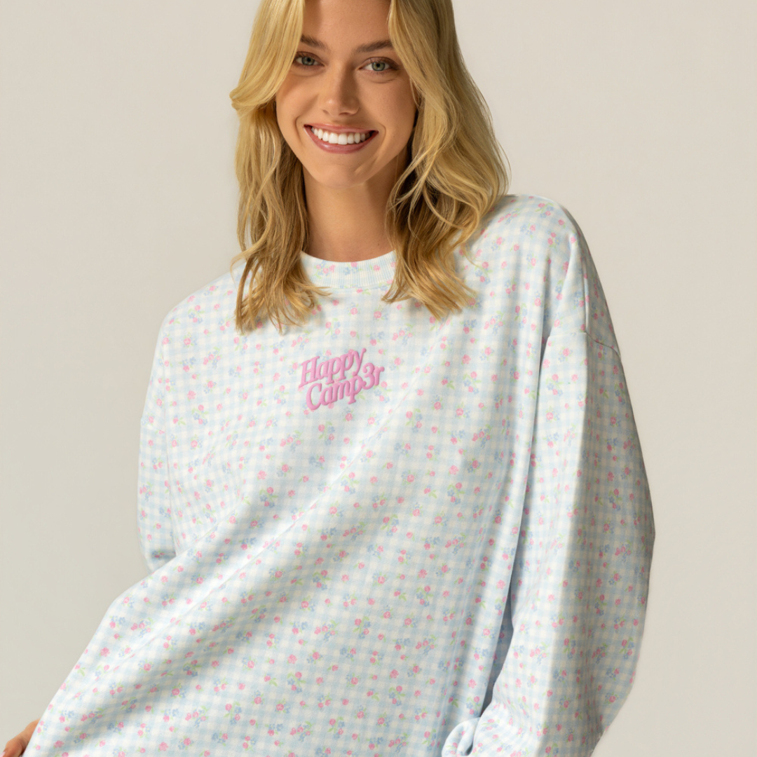 Happy Camp3r – Bluebell Picnic Crewneck