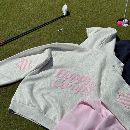 Happy Camp3r - Cotton Candy Stripes Zip Hoodie