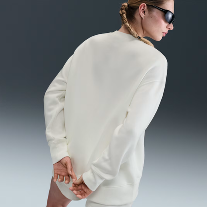 Nike Phoenix Fleece Oversized Crew: White