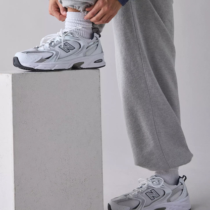 New Balance 530 White Silver Navy