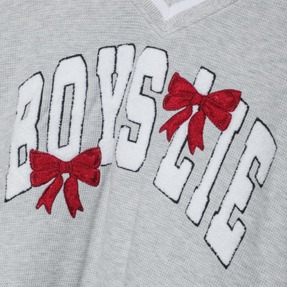 BOYS LIE - WRAP ME IN A BOW HAYLEY V-NECK CREW