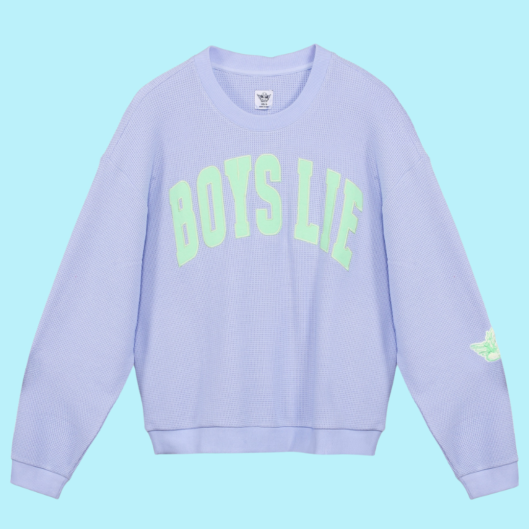 BOYS LIE - LILAC RAZZLE DAZZLE KARA CREWNECK