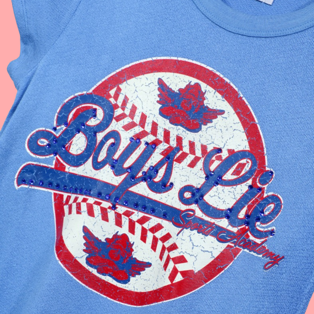 BOYS LIE - SPORTING BLUES BABY TEE