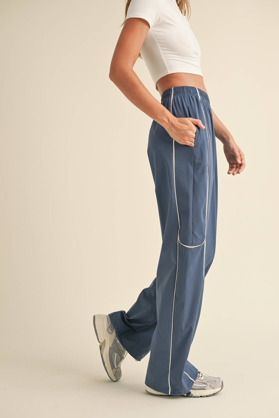 Channing Nylon Track Pants