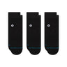 STANCE - Icon Quarter 3 Pack - Black