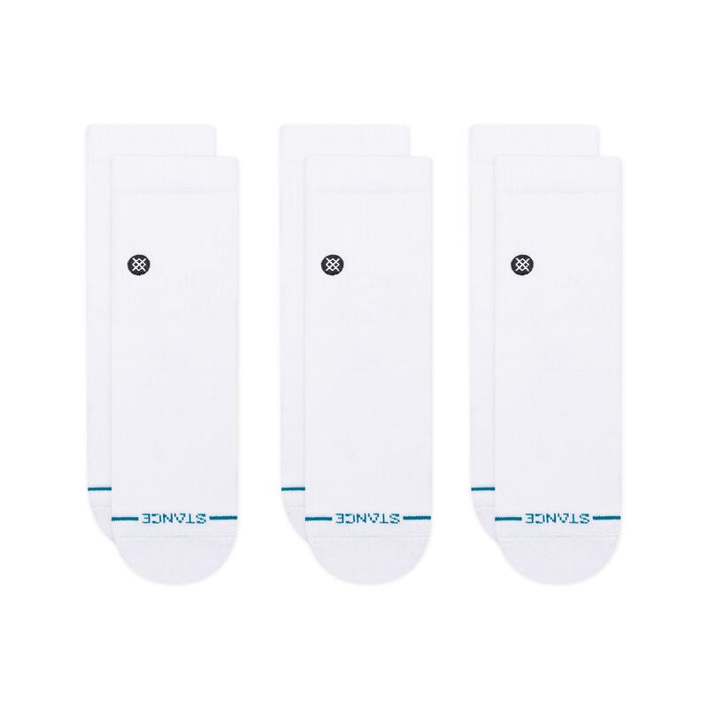 STANCE - Icon Quarter 3 Pack - White
