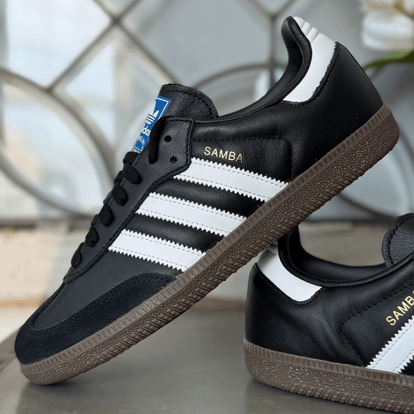 【adidas】Samba OG \"Black White Gum\" 26cm W Adidas Originals Samba OG Black Wonder White IE5836 Casual