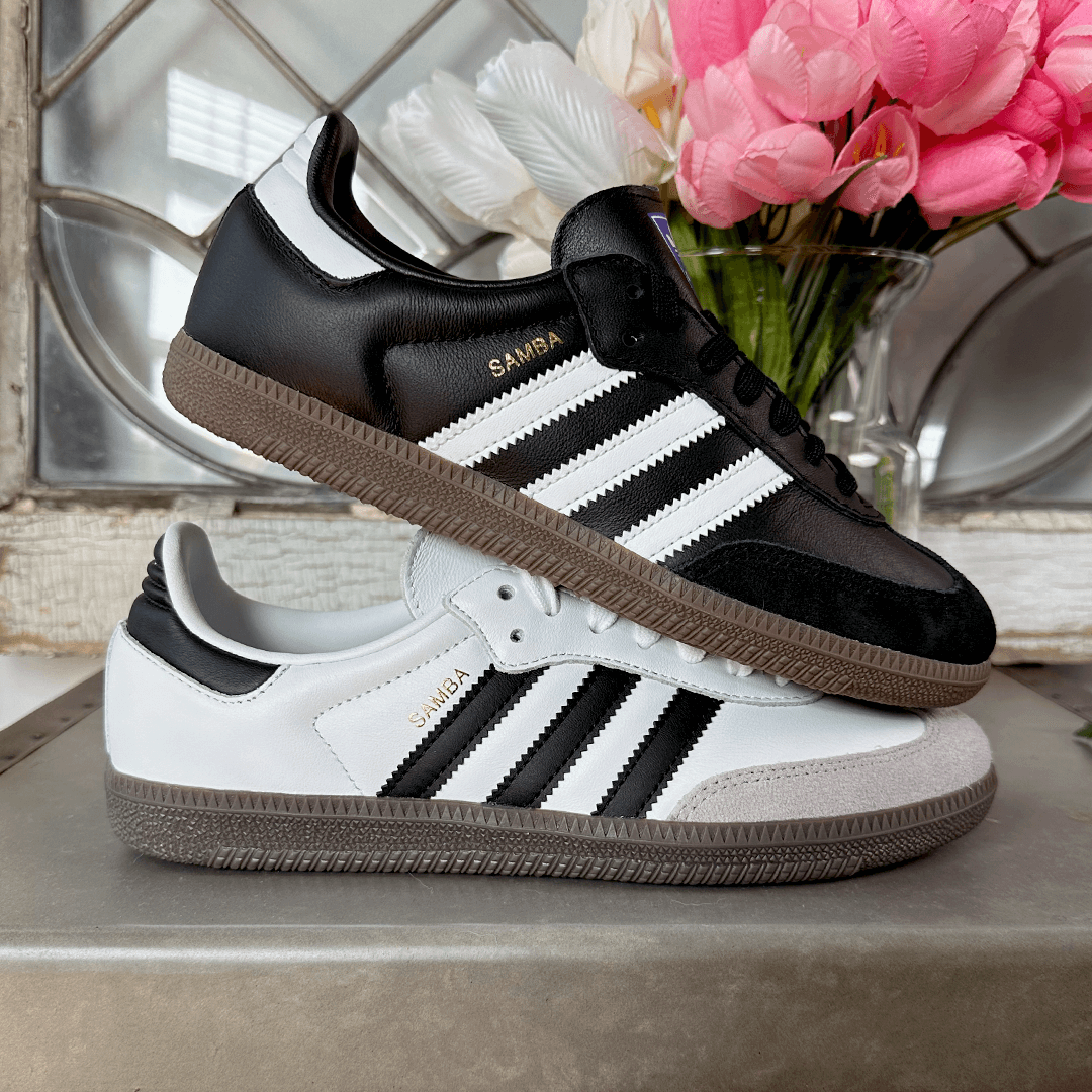Adidas samba womens black sales