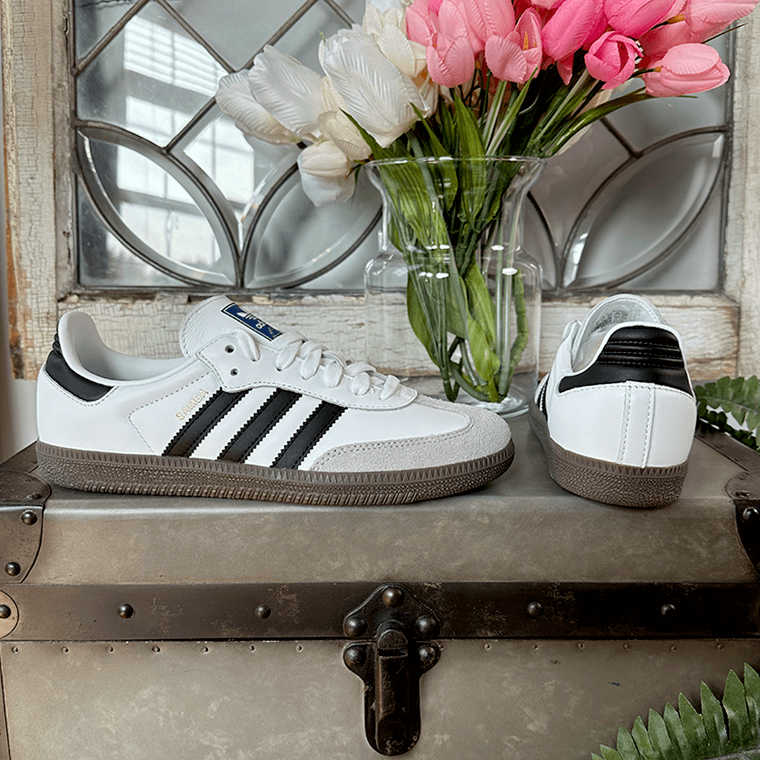 adidas Samba OG Cloud White Core Black Women s Lilac Blonde