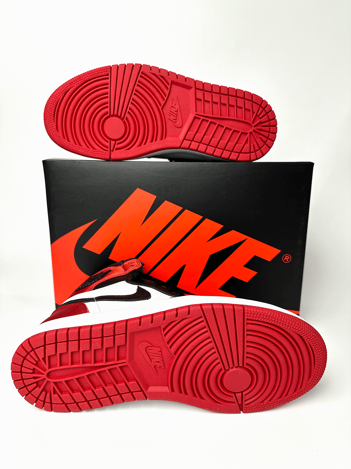 Satin black toe 1s grade school sales