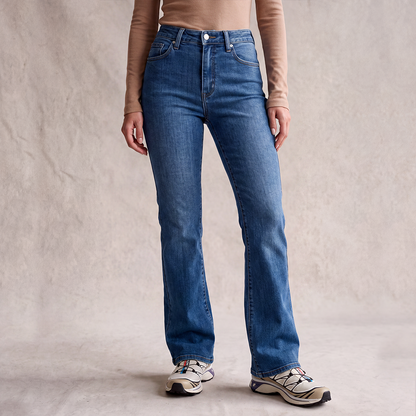 Charlotte Curved Flare Jean