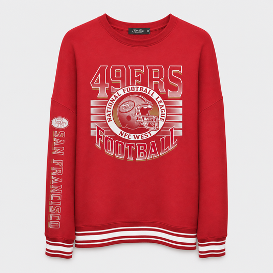 49ers Striped Crew