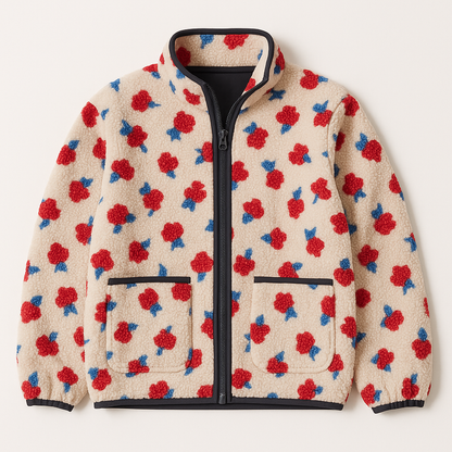 Mara Floral Sherpa Jacket