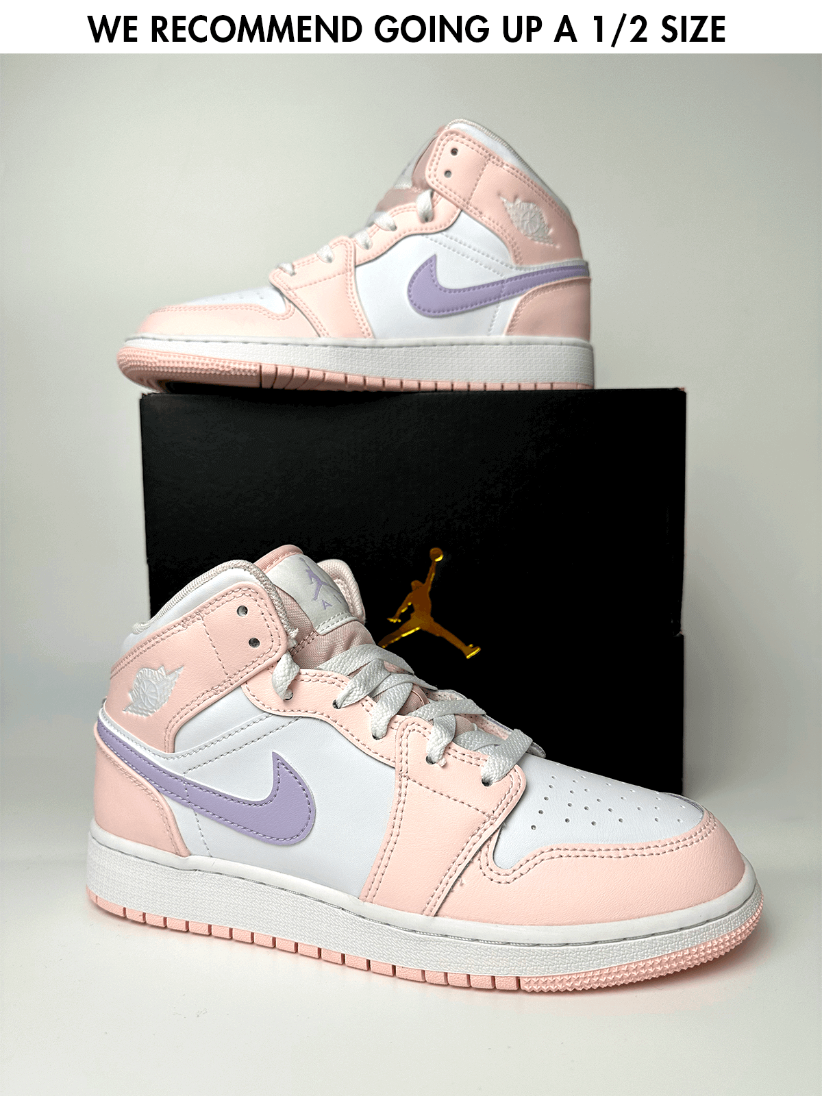 Jordan 1 Mid Pink Wash