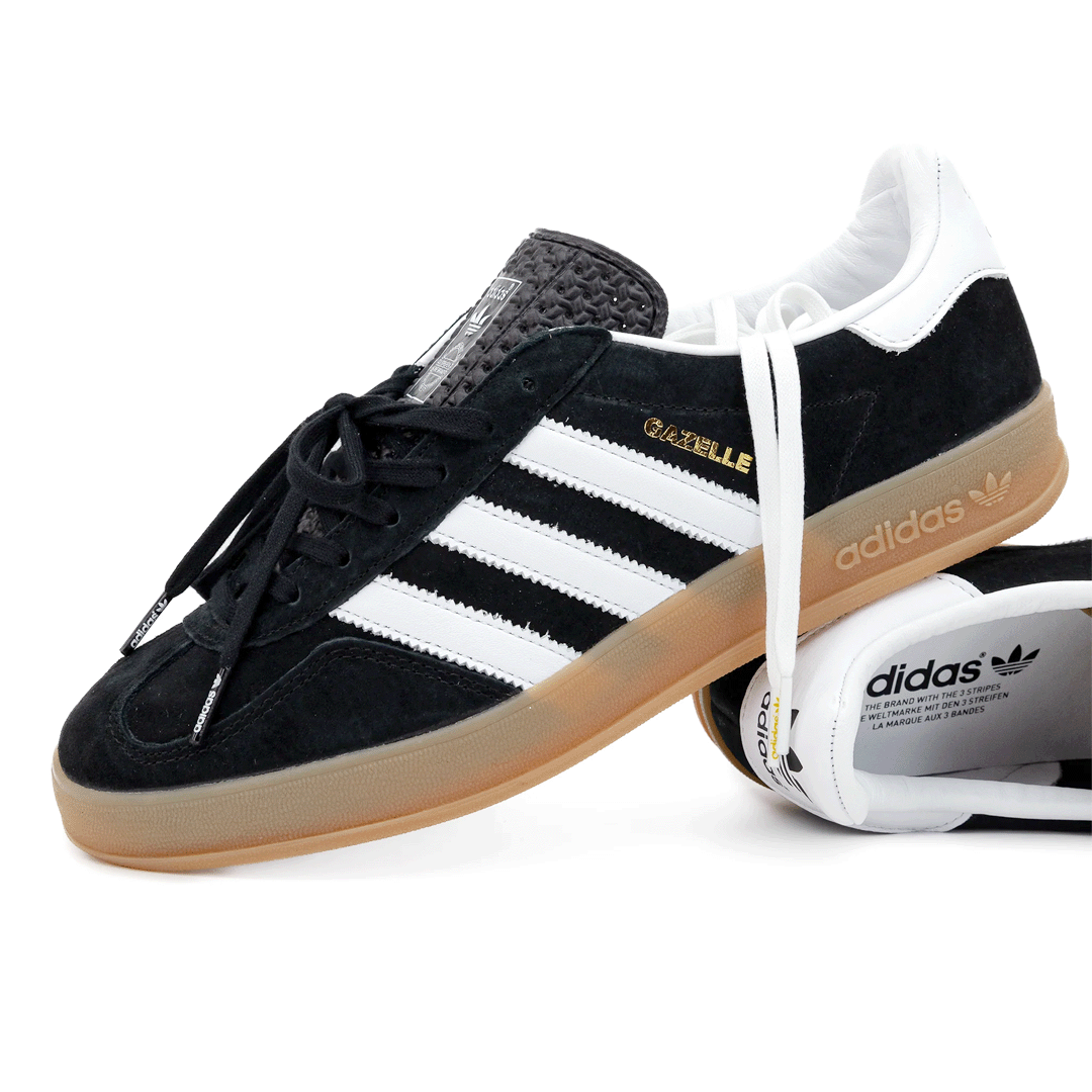 adidas Gazelle Indoor Black White Gum