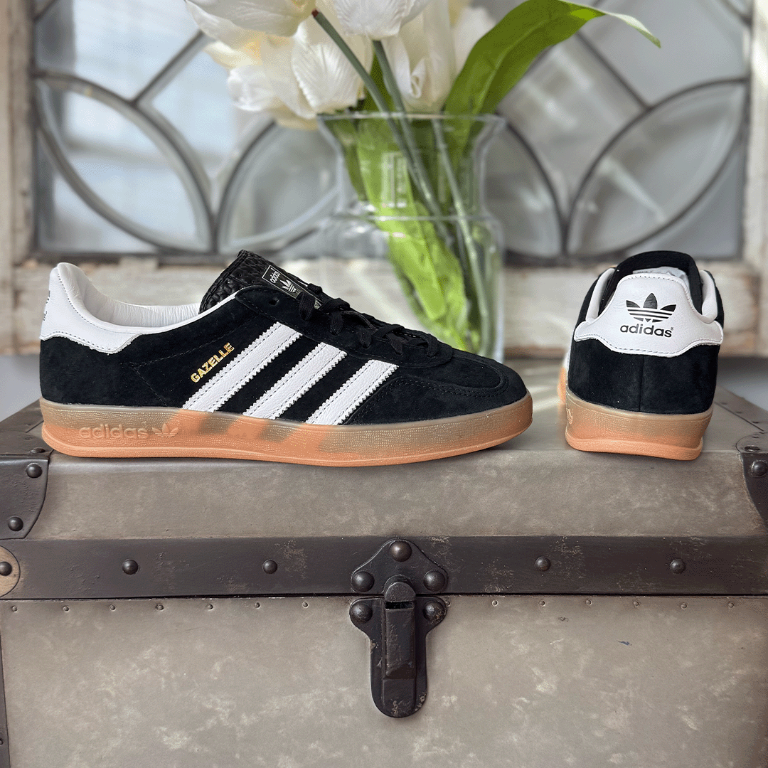 adidas Gazelle Indoor Black White Gum