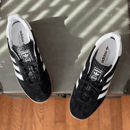 adidas Gazelle Indoor Black White Gum