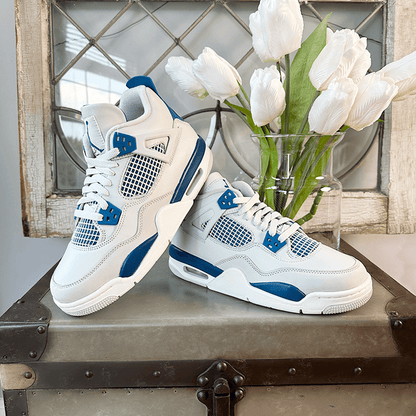 Jordan 4 Retro Industrial Blue Lilac Blonde