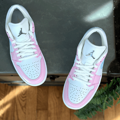 Jordan 1 Low SE Paw Print Pink Foam Women s Lilac Blonde